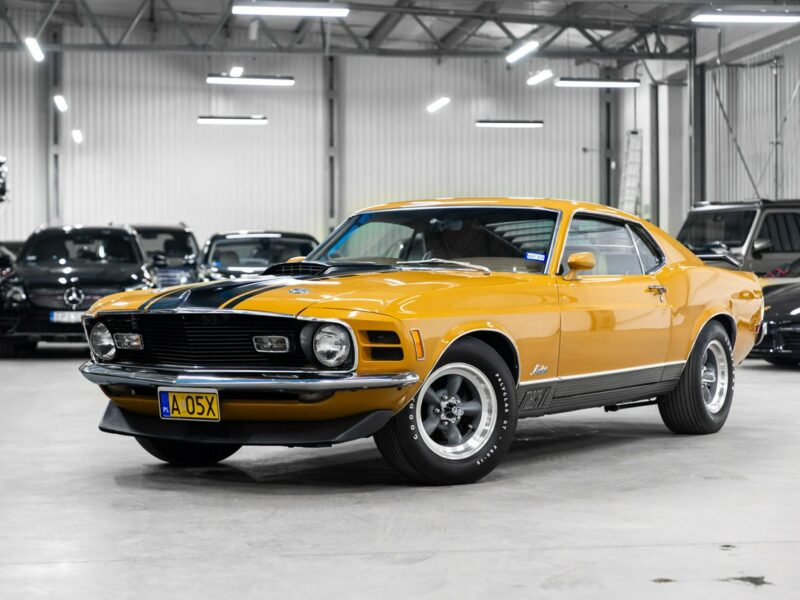 Ford Mustang Mach 1 1970. 5.8L 300 KM. Pełna dokumentacja. Silnik Ford Racing. II (1969-1978)