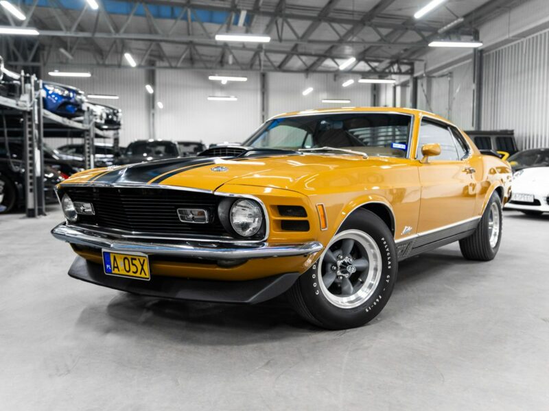 Ford Mustang Mach 1 1970. 5.8L 300 KM. Pełna dokumentacja. Silnik Ford Racing. II (1969-1978)