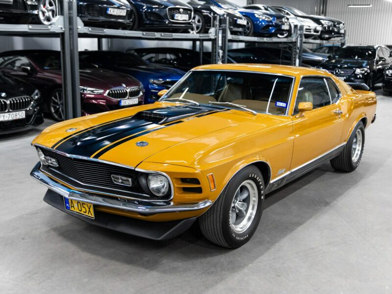 Ford Mustang Mach 1 1970. 5.8L 300 KM. Pełna dokumentacja. Silnik Ford Racing. II (1969-1978)
