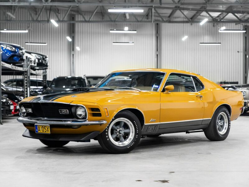Ford Mustang Mach 1 1970. 5.8L 300 KM. Pełna dokumentacja. Silnik Ford Racing. II (1969-1978)