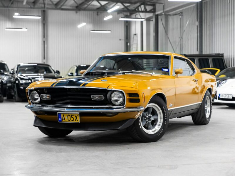 Ford Mustang Mach 1 1970. 5.8L 300 KM. Pełna dokumentacja. Silnik Ford Racing. II (1969-1978)