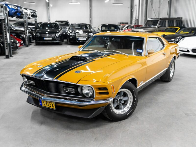 Ford Mustang Mach 1 1970. 5.8L 300 KM. Pełna dokumentacja. Silnik Ford Racing. II (1969-1978)