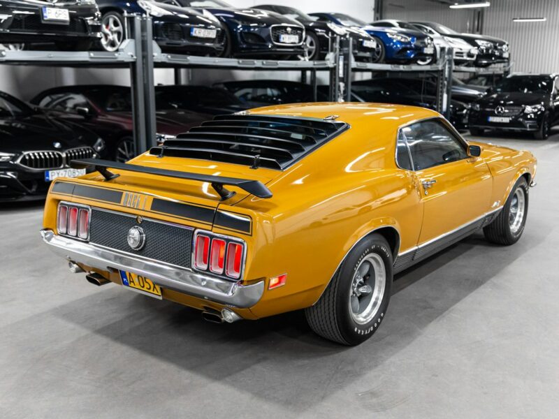 Ford Mustang Mach 1 1970. 5.8L 300 KM. Pełna dokumentacja. Silnik Ford Racing. II (1969-1978)