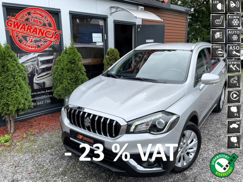 Suzuki SX4 S-Cross LED, Aktywny Tempomat, Radar, Klimatyzacja, Bluetooth, Kamera cofania