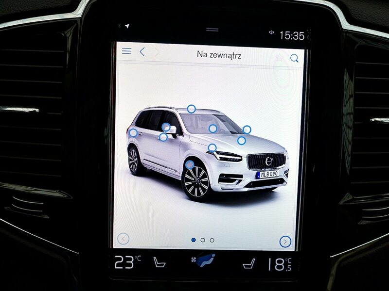 Volvo XC 90 7osób INSCRIPTION PNEUMATYKA Panorama 3Lata GWAR 1wł Kraj Bezwypa F23% II (2014-)