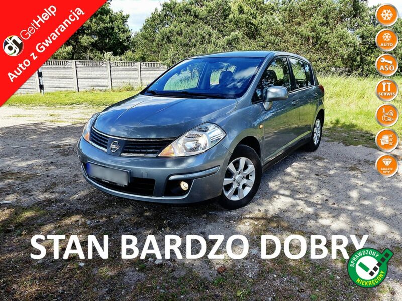Nissan Tiida 1.8 16V*TEKNA*Climatronic*Alu*Pełna Elektryka*Zadbany*ZOBACZ!!! I [C11] (2004-2012)