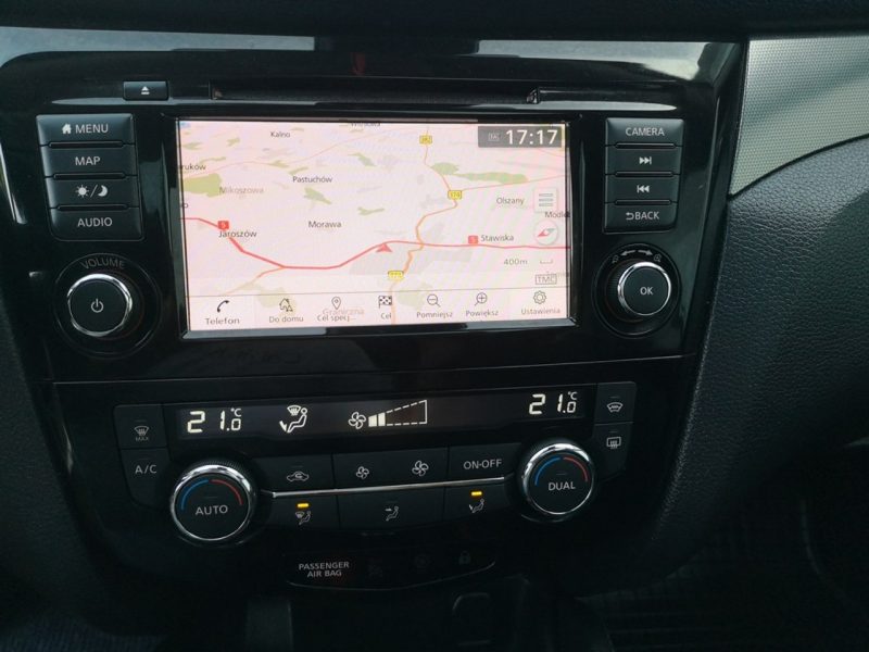 Nissan Qashqai 1.332 140KM Led Tempomat Nawi Kamera Salon Pl Serwis wersja N-connecta II (2013-2021)