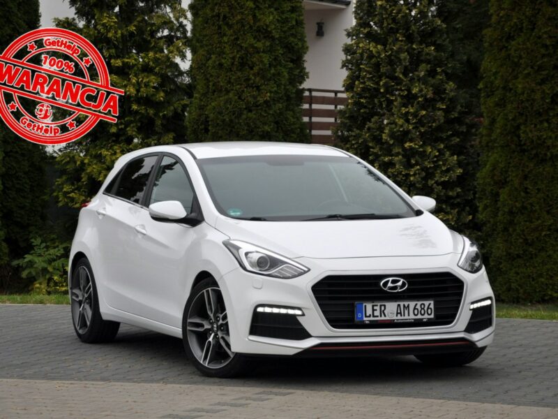 Hyundai i30 1.6Turbo(186KM)*Xenon*Led*Navi*Kamera*Skóry*Grzana Kierow.*Alu18"ASO II (2012 - 2016)
