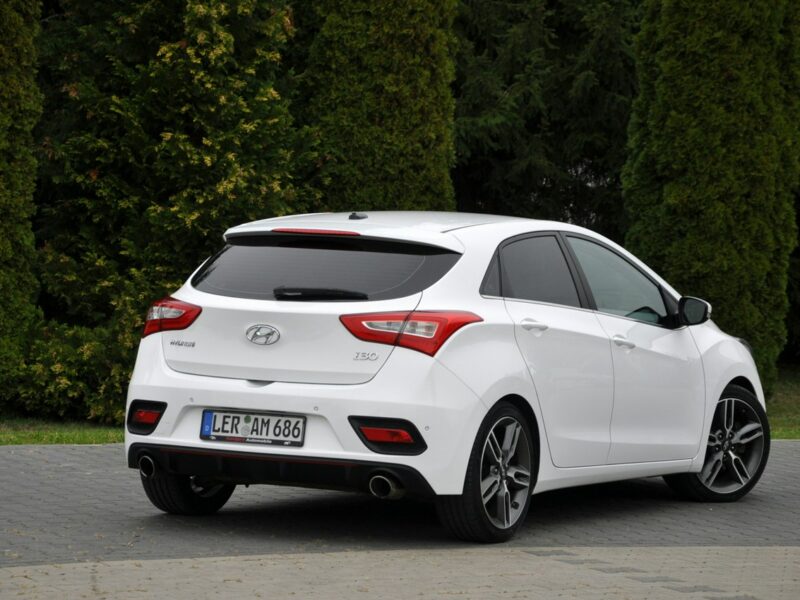 Hyundai i30 1.6Turbo(186KM)*Xenon*Led*Navi*Kamera*Skóry*Grzana Kierow.*Alu18"ASO II (2012 - 2016)
