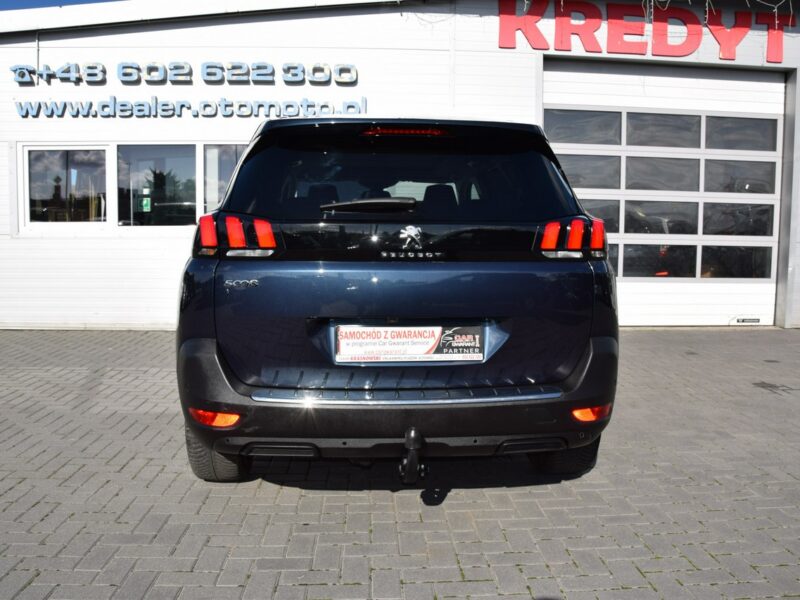 Peugeot 5008 1.2i 7-osób 100% bezwypadkowy Panorama Navi Kamera Euro-6b 157tys.km II (2017-)