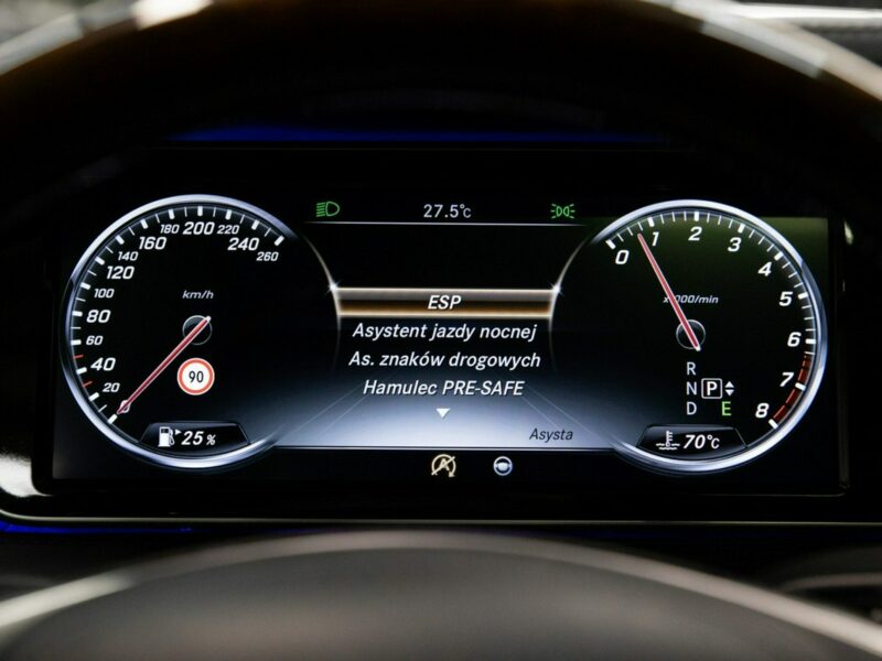 Mercedes S 500 4Matic Long 4.7 V8 455 KM. Salon PL. Head Up, Noktowizor. 65 000 km! W222 (2013-2020)