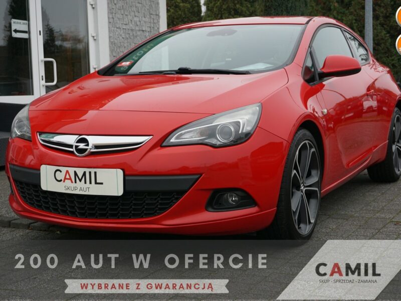 Opel Astra GTC 1.4 TurboBenzyna 140KM, atrakcyjny wygląd, rok gwarancji, vat23%, J (2009-2019)