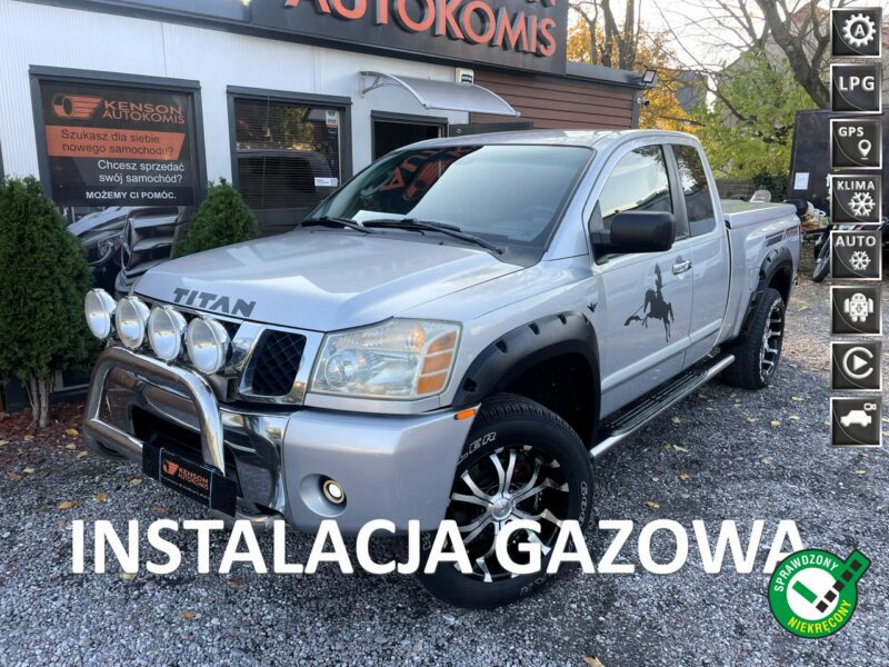 Nissan Titan LPG do 2031,Tempomat, Klimatyzacja, Navi, Hak, Android, USB, Bluetooth