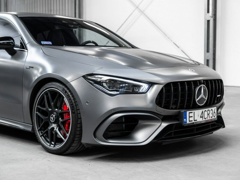 Mercedes CLA 45 AMG Salon PL. Fotele AMG Performance Advanced. FV23%, I (2013-2019)