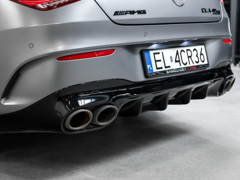 Mercedes CLA 45 AMG Salon PL. Fotele AMG Performance Advanced. FV23%, I (2013-2019)