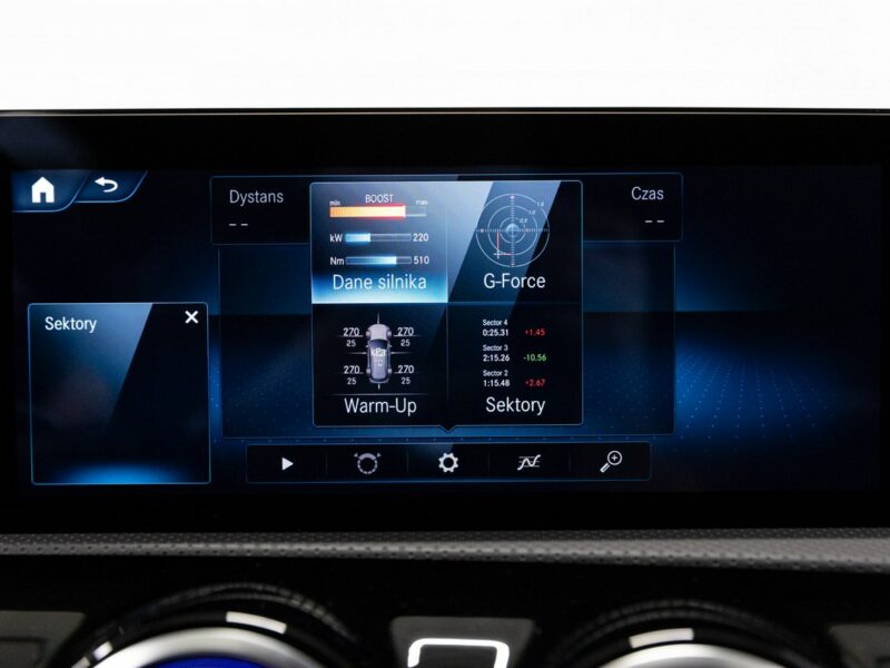 Mercedes CLA 45 AMG Salon PL. Fotele AMG Performance Advanced. FV23%, I (2013-2019)