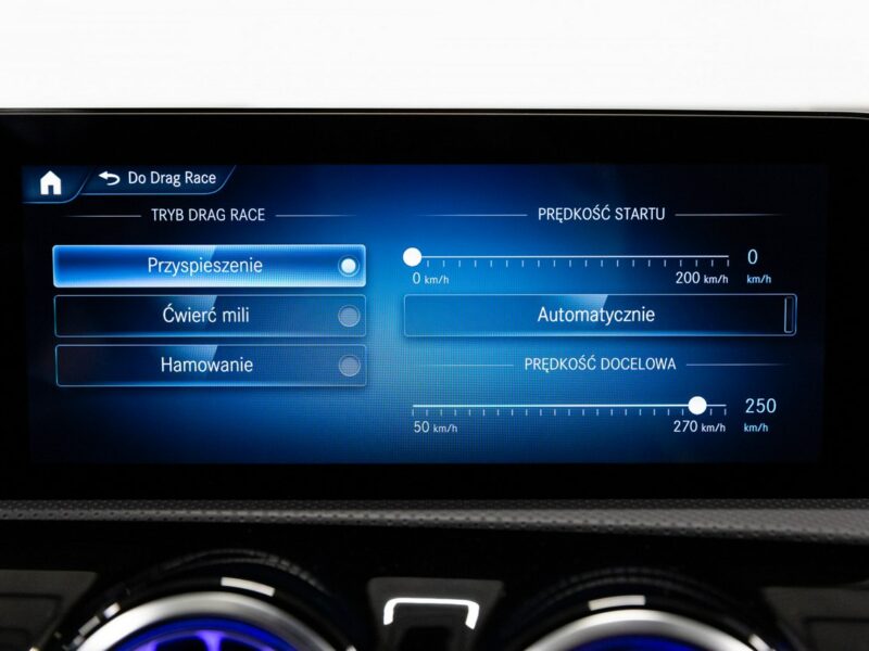 Mercedes CLA 45 AMG Salon PL. Fotele AMG Performance Advanced. FV23%, I (2013-2019)