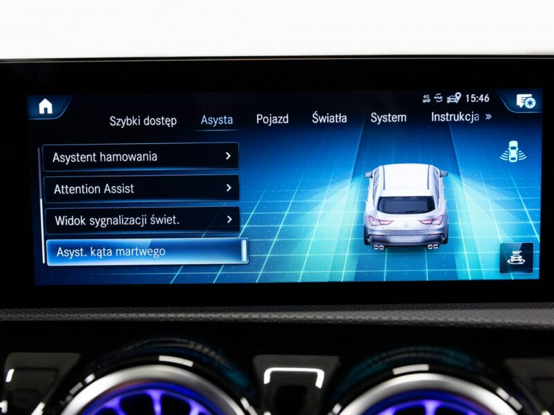 Mercedes CLA 45 AMG Salon PL. Fotele AMG Performance Advanced. FV23%, I (2013-2019)