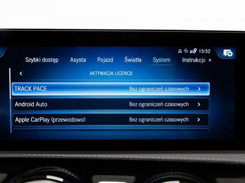 Mercedes CLA 45 AMG Salon PL. Fotele AMG Performance Advanced. FV23%, I (2013-2019)