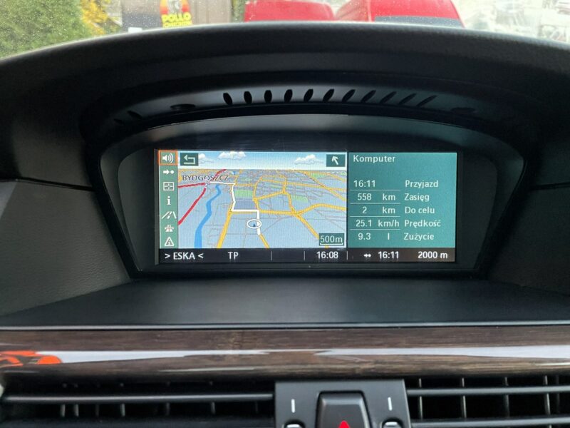 BMW 520 LIFT, Komforty, 4x Podgrzewane Fotele,Klima,Navi,Temp,Logic 7,Panorama E60 (2003-2010)