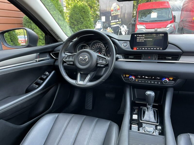 Mazda 6 Aktywny Tempomat, Asystent Pasa, Klimatyzacja, Kamera cofania, LED III (2012-)