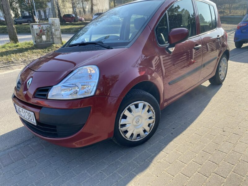 Renault Modus Niski przebieg gwarantowany/Klimatyzacja/8 airbag/2 kpl. kół/Isofix