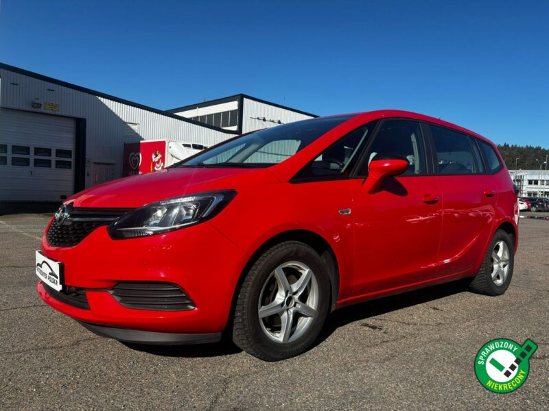 Opel Zafira 1.6T 150KM LPG 2017r 105 tys przebieg 7 osobowa C (2011-)