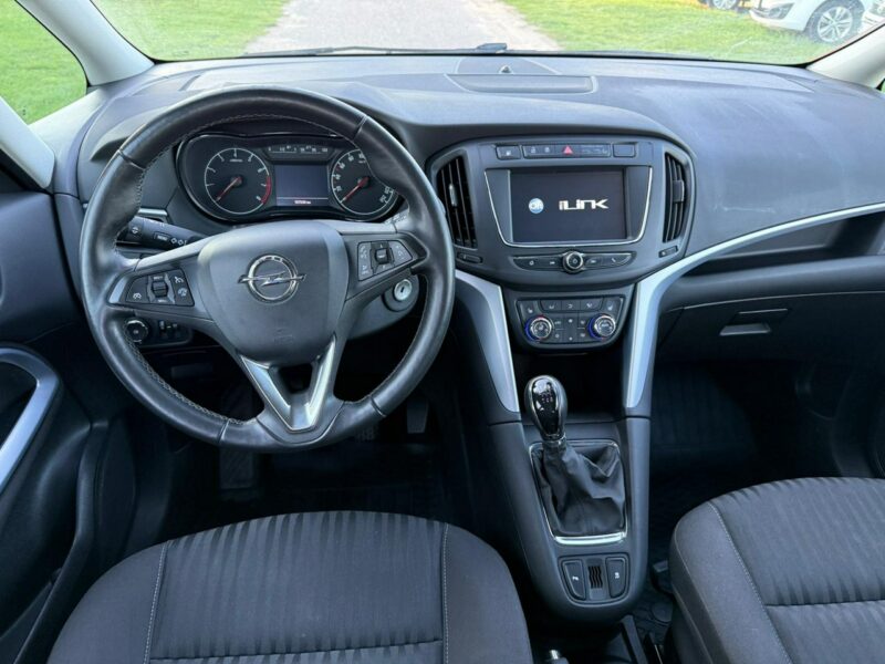 Opel Zafira 1.6T 150KM LPG 2017r 105 tys przebieg 7 osobowa C (2011-)