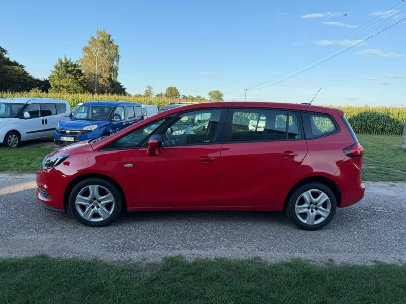 Opel Zafira 1.6T 150KM LPG 2017r 105 tys przebieg 7 osobowa C (2011-)