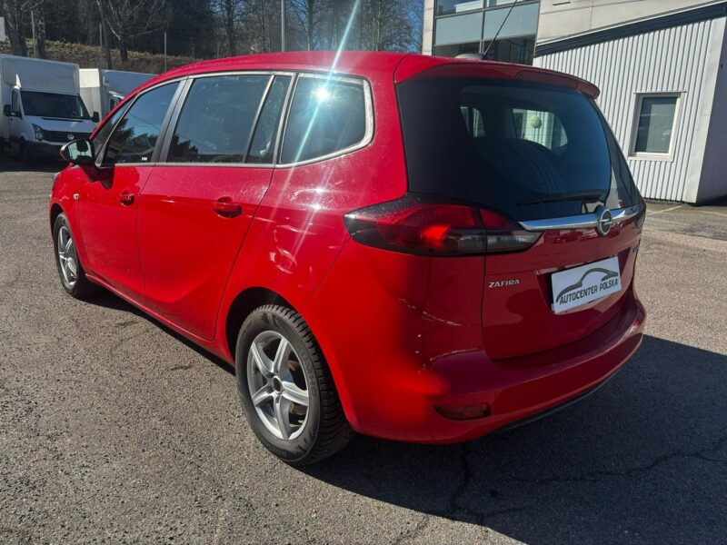 Opel Zafira 1.6T 150KM LPG 2017r 105 tys przebieg 7 osobowa C (2011-)