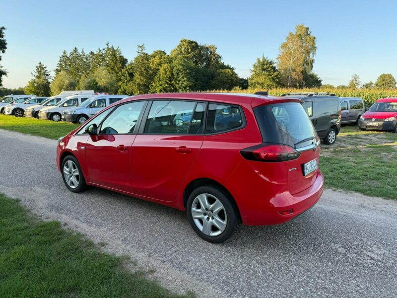 Opel Zafira 1.6T 150KM LPG 2017r 105 tys przebieg 7 osobowa C (2011-)