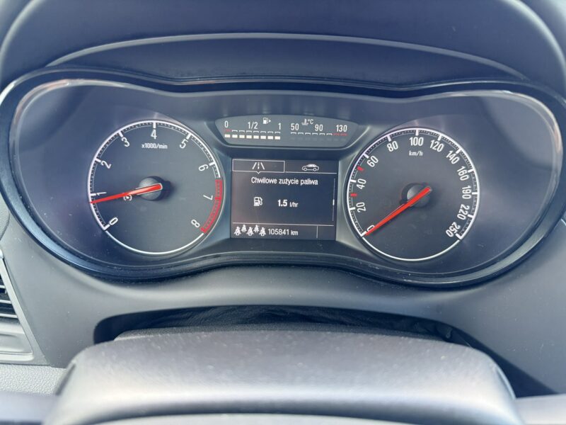 Opel Zafira 1.6T 150KM LPG 2017r 105 tys przebieg 7 osobowa C (2011-)