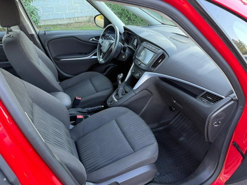Opel Zafira 1.6T 150KM LPG 2017r 105 tys przebieg 7 osobowa C (2011-)