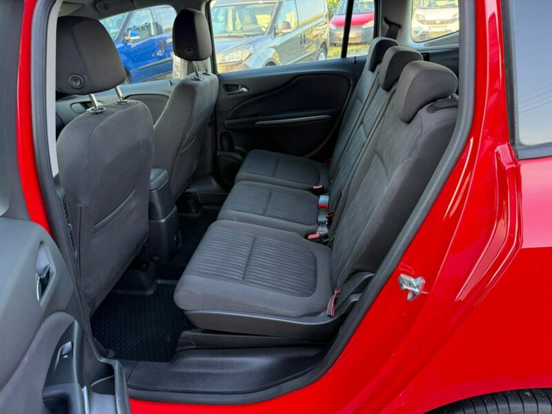 Opel Zafira 1.6T 150KM LPG 2017r 105 tys przebieg 7 osobowa C (2011-)