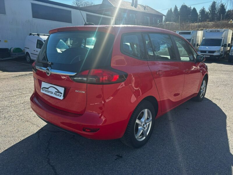 Opel Zafira 1.6T 150KM LPG 2017r 105 tys przebieg 7 osobowa C (2011-)