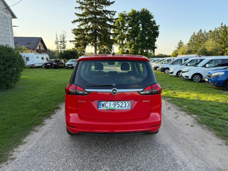 Opel Zafira 1.6T 150KM LPG 2017r 105 tys przebieg 7 osobowa C (2011-)