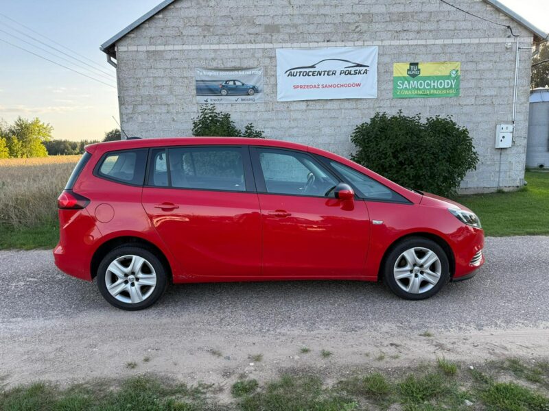 Opel Zafira 1.6T 150KM LPG 2017r 105 tys przebieg 7 osobowa C (2011-)