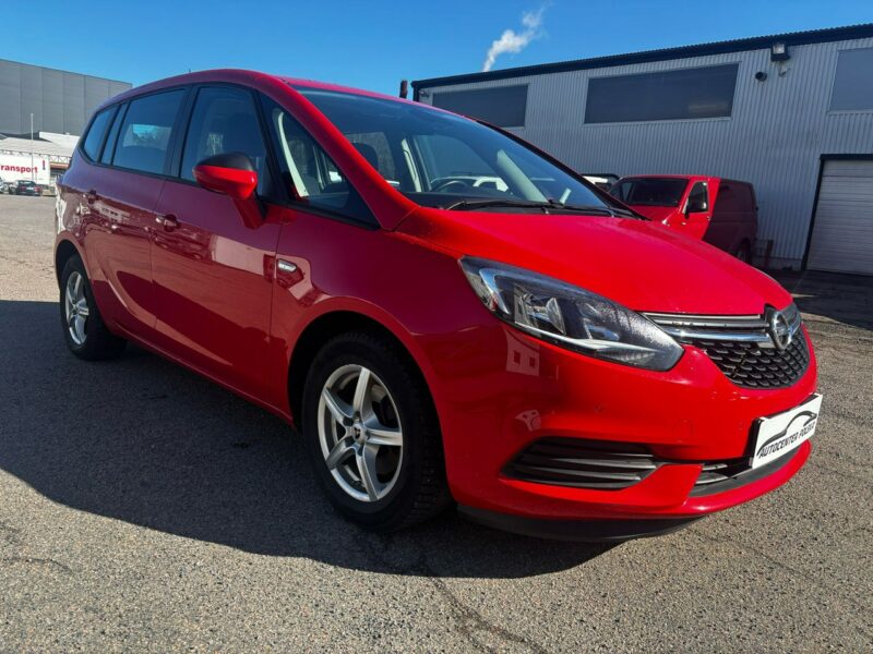 Opel Zafira 1.6T 150KM LPG 2017r 105 tys przebieg 7 osobowa C (2011-)