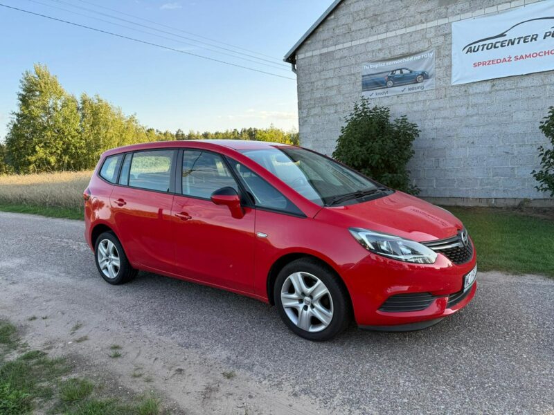 Opel Zafira 1.6T 150KM LPG 2017r 105 tys przebieg 7 osobowa C (2011-)