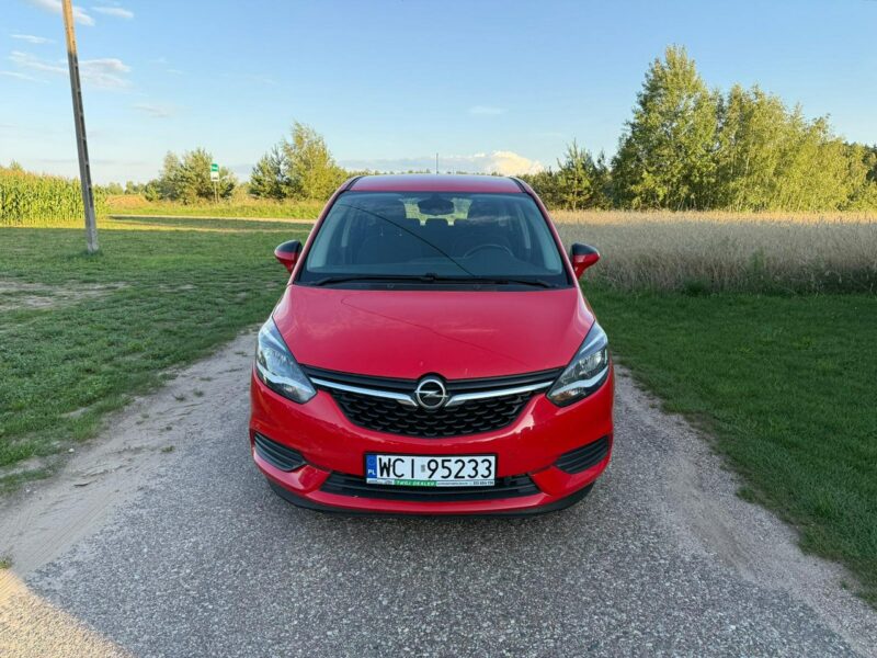 Opel Zafira 1.6T 150KM LPG 2017r 105 tys przebieg 7 osobowa C (2011-)