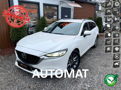 Mazda 6 LED, Klima, Navi, Akt. Tempomat, Asystent Pasa Ruchu, Kamery 360, USB III (2012-)