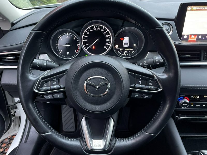 Mazda 6 LED, Klima, Navi, Akt. Tempomat, Asystent Pasa Ruchu, Kamery 360, USB III (2012-)