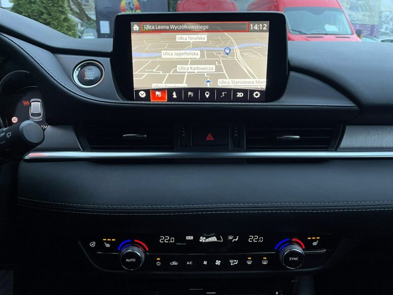 Mazda 6 LED, Klima, Navi, Akt. Tempomat, Asystent Pasa Ruchu, Kamery 360, USB III (2012-)