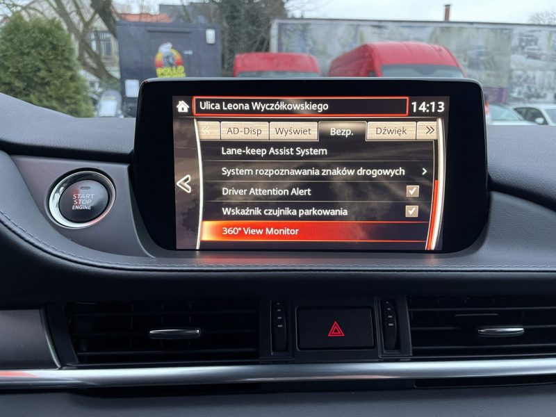 Mazda 6 LED, Klima, Navi, Akt. Tempomat, Asystent Pasa Ruchu, Kamery 360, USB III (2012-)