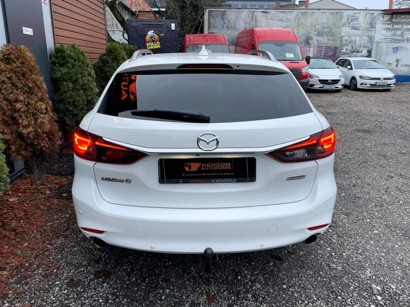 Mazda 6 LED, Klima, Navi, Akt. Tempomat, Asystent Pasa Ruchu, Kamery 360, USB III (2012-)