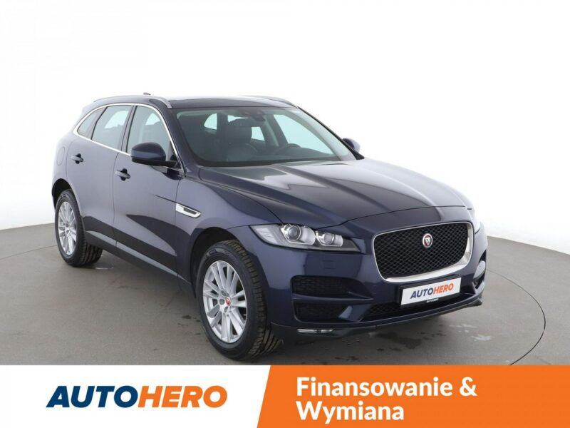 Jaguar F-PACE 20d Automat AWD Portfolio Panorama Tempomat Skóra Bi-Xenon Kamera PDC
