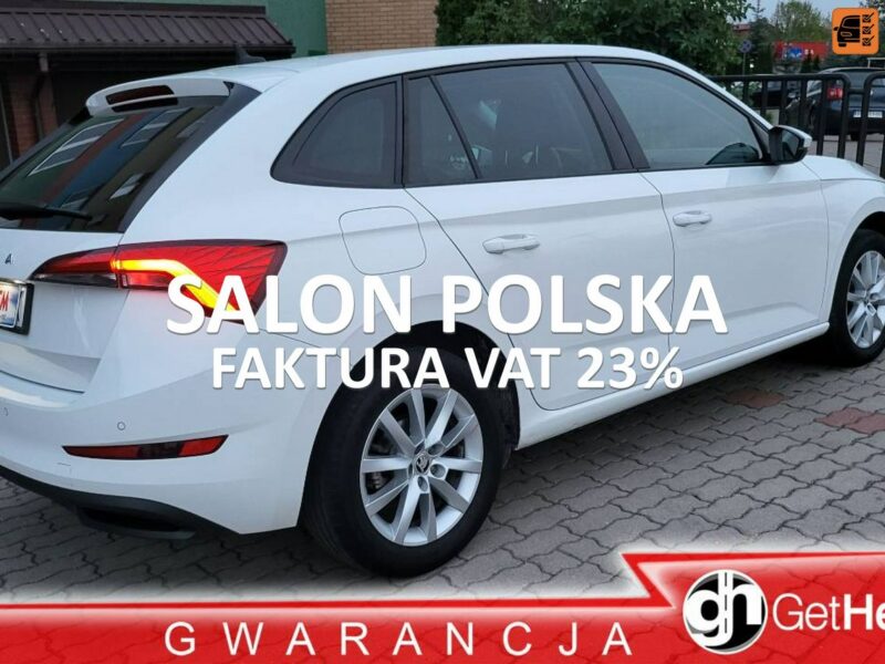 Škoda Scala 20-21 Tylko Salon Polska 1Właściciel GWARANCJA BEZWYPADKOWY Super