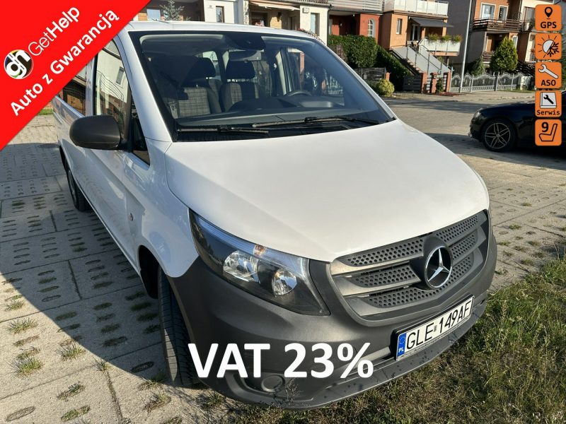 Mercedes Vito 9 osobowy, klimatyzacja, nawigacja, światła dzienne, niski przebieg W447 (2014-)