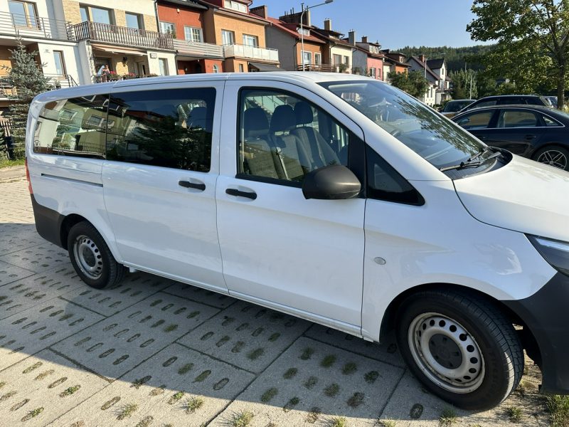 Mercedes Vito 9 osobowy, klimatyzacja, nawigacja, światła dzienne, niski przebieg W447 (2014-)