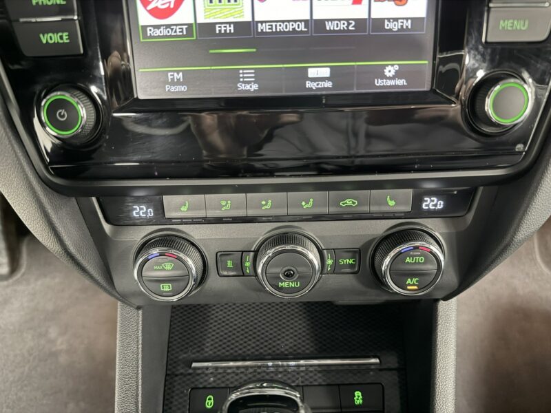 Škoda Octavia RS 2.0 TDI 184KM*CANTON HiFi*AppleCar*LED*Bi-Xenon*Duża Navi*Niemiec III (2013-)